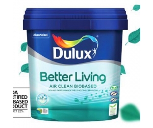 SƠN NƯỚC NỘI THẤT SINH HỌC SIÊU CAO CẤP DULUX BETTER LIVING AIR CLEAN SIÊU BÓNG C896B